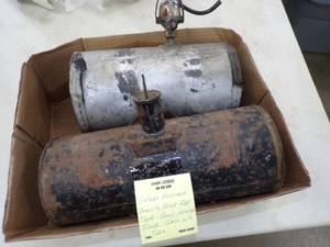 lot 195 image: Vintage Kerosene Fuel Tanks