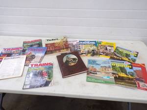 lot 222 image: Train Books and Magazines