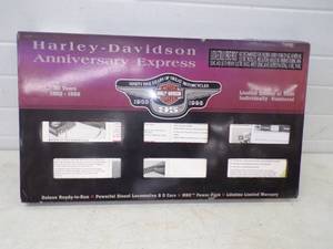 lot 230 image: Harley Davidson Anniversary Train Set