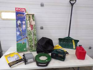 lot 233 image: Snow Shovel, Greenlee Snake, car radio and lots more