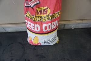 lot 10 image: Bag of Midstate Genetics Round Up Ready Seed Corn