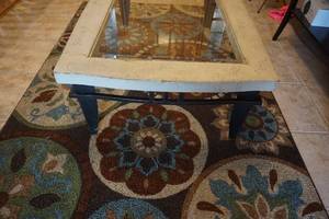 lot 31 image: Glass Top Coffee Table