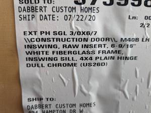 lot 47 image: Endura Brand Exterior Door Jamb