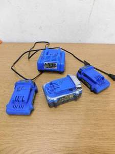 Kobalt 24 Volt Battery x 3 and Charger