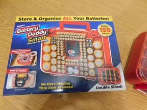 150 Battery Organizer and Storage Case with Tester