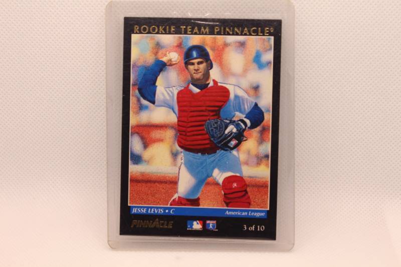 lot 177 image: Mike Piazza & Jesse Levis 1993 Score Rookie Team Pinnacle No. 3 of 10