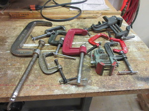 lot 545 image: ASSORTED C CLAMPS