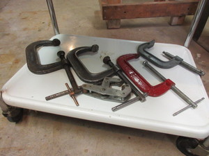 lot 558 image: LARGE C CLAMPS