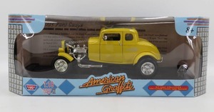 lot 8 image: Motor Max 118 Scale American Graffiti 1932 Ford Coupe NIB