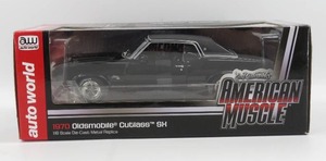 lot 15 image: NIB Auto World American Muscle 118 Scale 1970 Oldsmobile Cutlass SX
