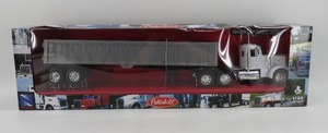 lot 25 image: New Ray 132 Scale Peterbilt Model 379 Frameless Dump Truck NIB