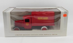 lot 60 image: SpecCast Steel Replica Truck Massey-Harris Farm Equipment NIB