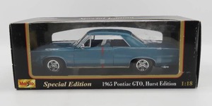 lot 68 image: Maisto 118 Scale 1965 Pontiac GTO, Hurst Edition Diecast