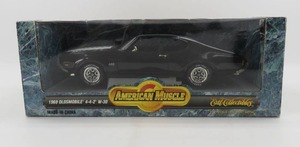 lot 82 image: Ertl American Muscle 118 Scale 1969 Oldsmobile 4-4-2 W-30 Black