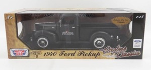 lot 88 image: Motor Max 1940 Ford Pickup Timeless Classics Black Fleet Farm NIB