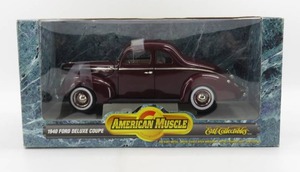 lot 146 image: Ertl American Muscle 118 Scale 1940 Ford Deluxe Coupe NIB