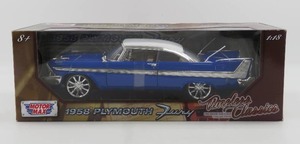 lot 151 image: Motor Max 118 Scale 1958 Plymouth Fury Timeless Classics Diecast