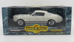 lot 164 image: Ertl American Muscle 1967 Mustang GT White 118 Scale NIB