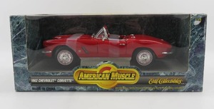 lot 175 image: Ertl American Muscle 118 Scale 1962 Chevrolet Corvette Convertible Red