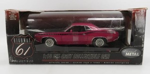 lot 181 image: Highway 61 Diecast 118 Scale Plymouth Cuda Model