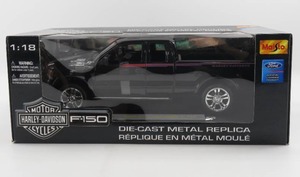 lot 212 image: Maisto 118 Scale 2006 Ford Harley Davidson F-150 Black NIB