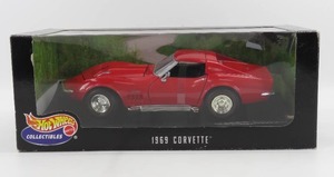 lot 220 image: Hot Wheels 118 Scale 1969 Corvette Diecast NIB