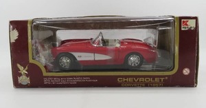 lot 221 image: Road Legends 118 Scale 1957 Chevrolet Corvette Convertible NIB