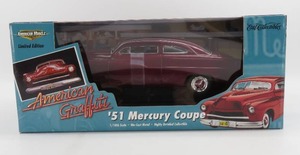 lot 235 image: American Graffiti 1951 Mercury Coupe 118 Scale Diecast NIB