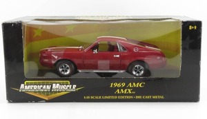 lot 239 image: Ertl American Muscle 118 Scale 1969 AMC AMX Diecast NIB