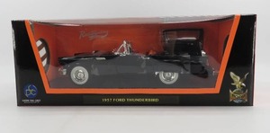 lot 249 image: Road Signature 118 Scale 1957 Ford Thunderbird Black NIB
