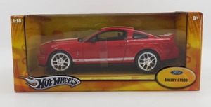 lot 265 image: Hot Wheels 118 Scale Shelby GT500 Mustang Diecast NIB