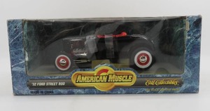 lot 121 image: Ertl American Muscle 118 Scale 1932 Ford Street Rod Black NIB