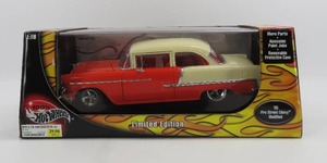 lot 135 image: Hot Wheels 118 Scale 100% Limited Edition 1955 Pro Street Chevy Modified NIB