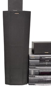 FISHER TAD-9715 Double Cassette  Equalizer  24Disc ChangerDolby  5 Speakers