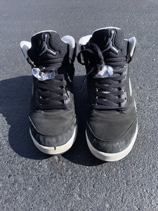 Nike Air Jordan 5 Retro Mid Oreo BlackWhite 2021 Shoes Size 9 Sneaker Mens Authentic