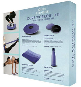 Lomi Fitness Core Workout Kit 7-Piece Home Fitness Set