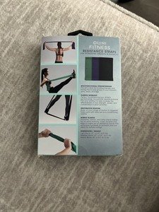 Lomi Fitness Resistance Straps 3-PACK Workout Increase Strength Flexibility NIB