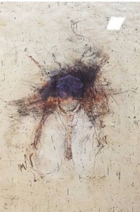 Signed Monoprint by Nancy Randall Limited #520 BLOOD OF THE EARTHMinnesota