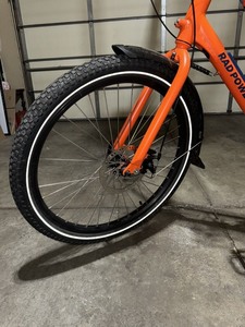 Rad Powerbikes Radwagon 3 26 Orange Electric Cargo Bike