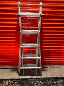 Little Giant Ladder Systems M22 with Leg Levelers Multi-Position Ladder