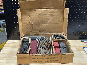 lot 5 image: Vintage Marx Steam Type Electric Train
