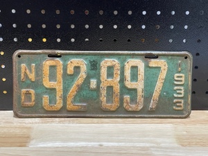 lot 63 image: Vintage License Plates