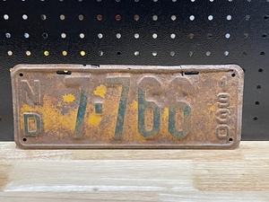 lot 65 image: Vintage License Plates