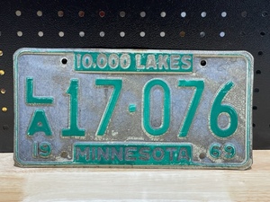 lot 50 image: Vintage License Plates