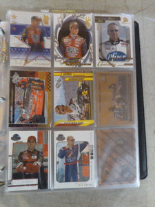3-Ring Binder Full of NASCAR Trading Cards