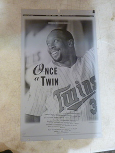 Kirby Puckett Printers Plate