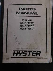 lot 50B image: 7 - Hyster Forklift Manuals