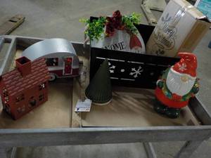 Winter Farmhouse Tin and Xmas...