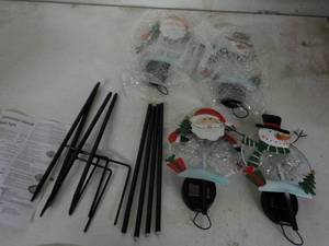 4 Pack Holiday Solar Stakes...