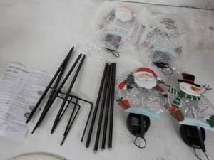 4 Pack Holiday Solar Stakes...